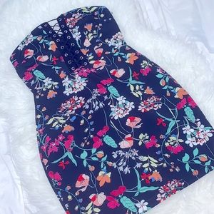 by the way. Strapless dress